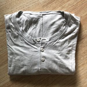 Lululemon 5 Year Basics Long Sleeve Henley XXL Grey